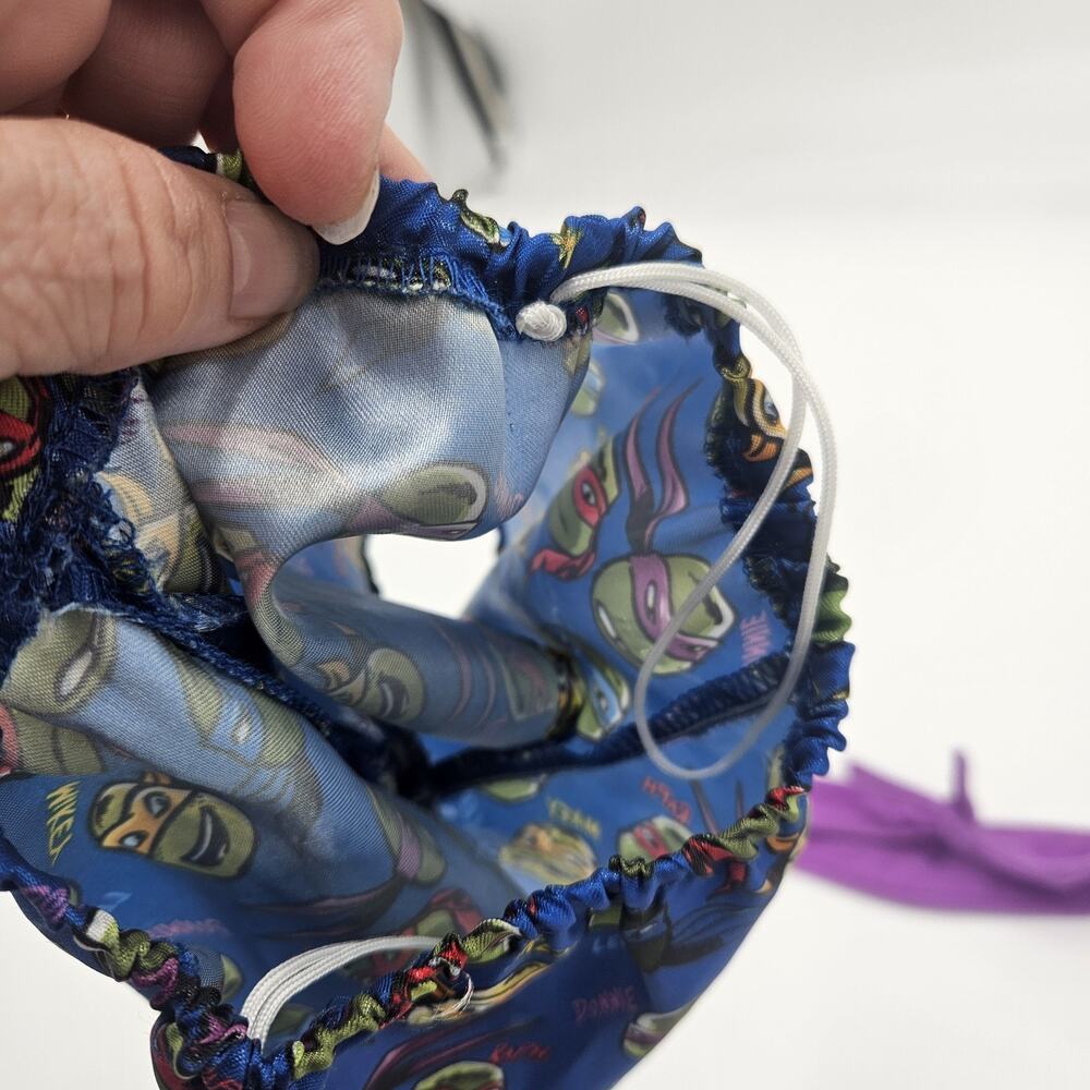 Teenage Mutant Ninja Turtle BAB Shorts Facemask Donatello Donnie Intelligence - Picture 3 of 5